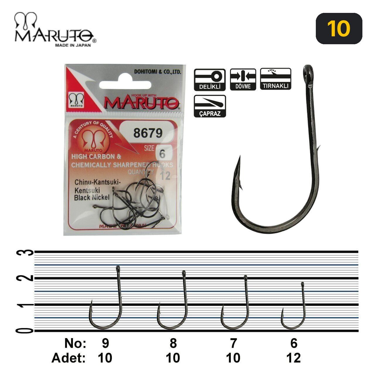 Maruto 8679 Bn İğne 10