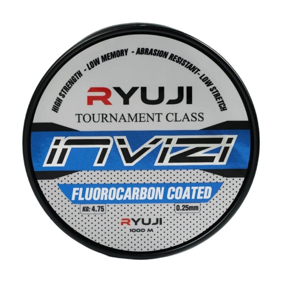 Ryuji Invızı 1000m Clear Fluorocarbon Kaplama Misina