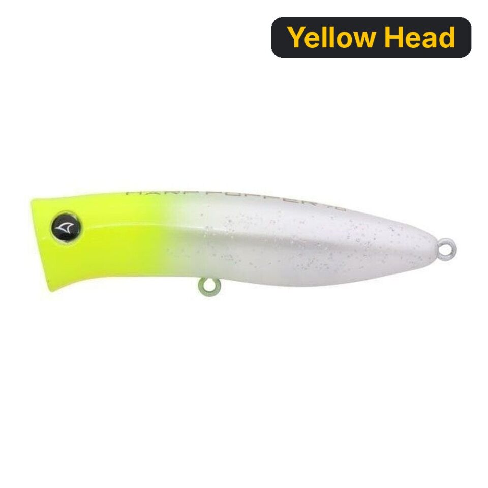 Hanfish Harp Popper 70mm 9gr Su Üstü Maket Yem Yellow Head