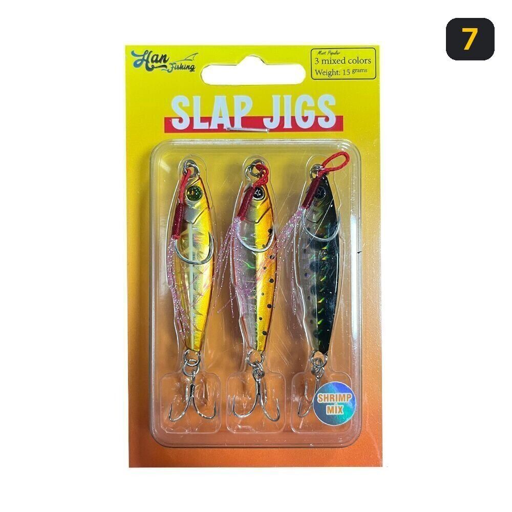 Hanfish Slap Jigs Shrimp Mix 7