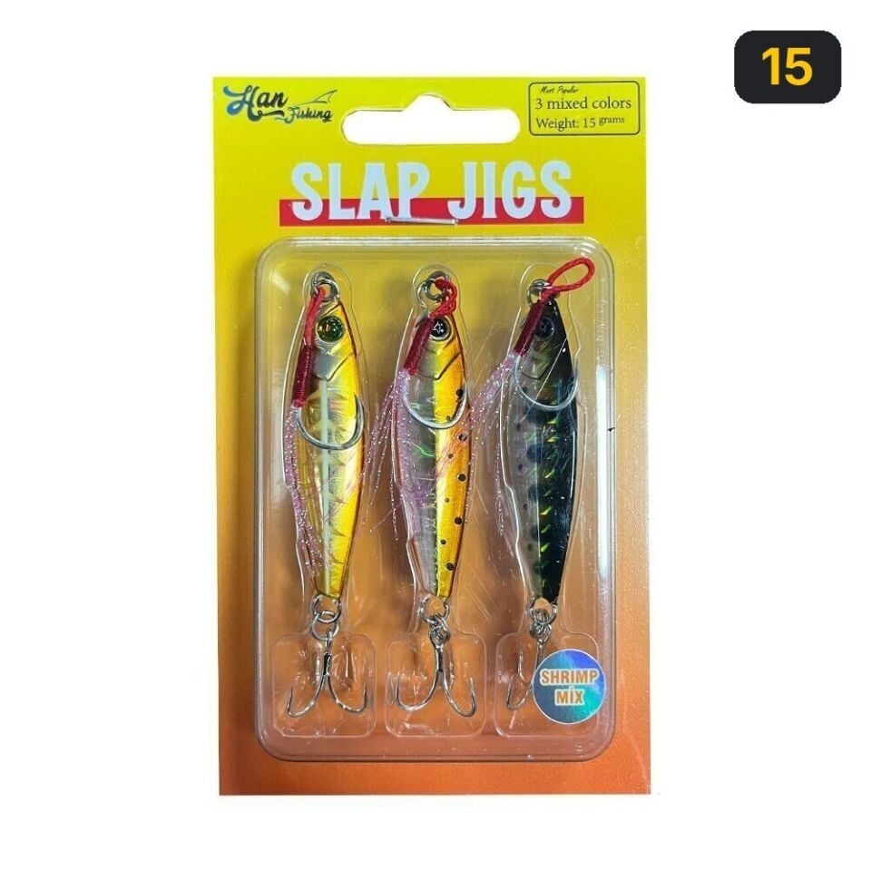 Hanfish Slap Jigs Shrimp Mix 15