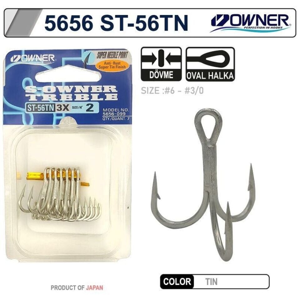 Owner 5656 ST-56 TN Üçlü İğne