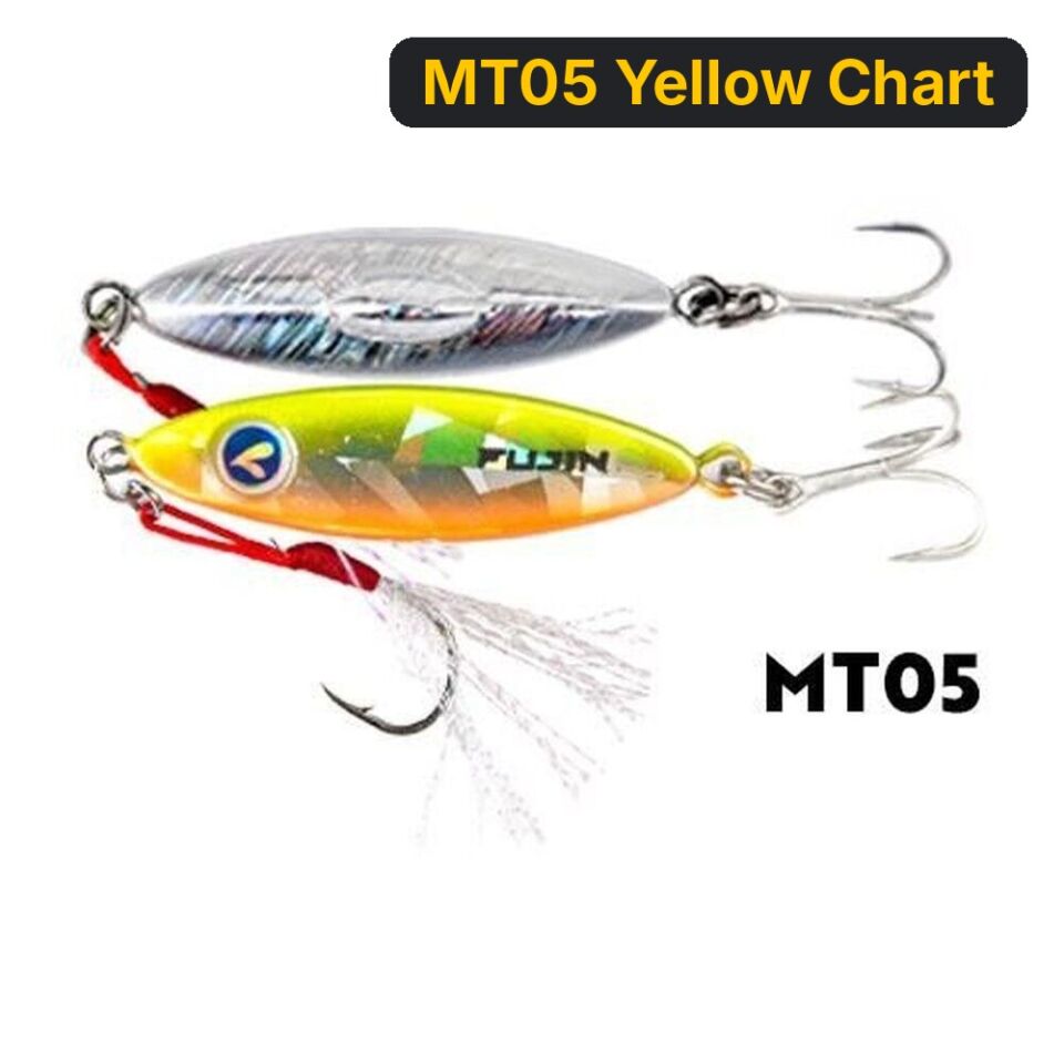 Fujin UFO Micro Jig 10gr MT05 Yellow Chart
