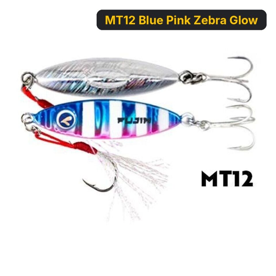 Fujin UFO Micro Jig 10gr MT12 Blue Pink Zebra Glow