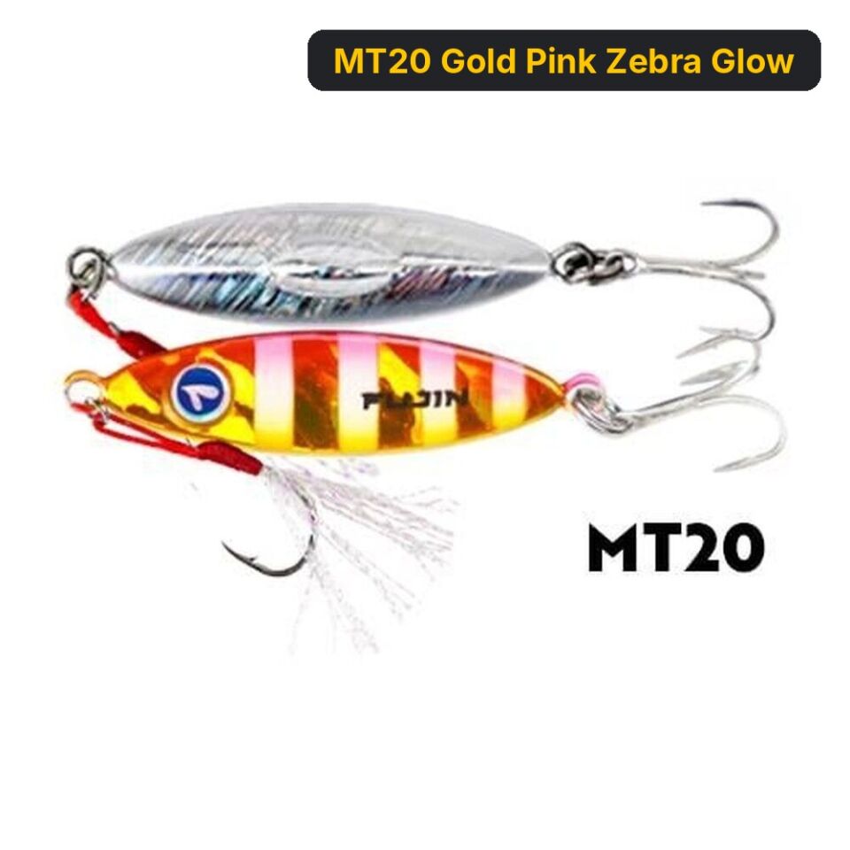 Fujin UFO Micro Jig 10gr MT20 Gold Pink Zebra Glow