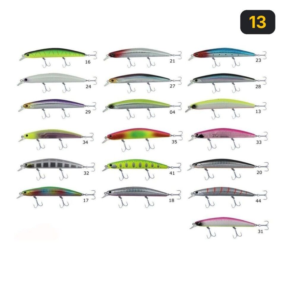 Kendo Seabass Minnow 12.5cm 21g Floating Suni Yem