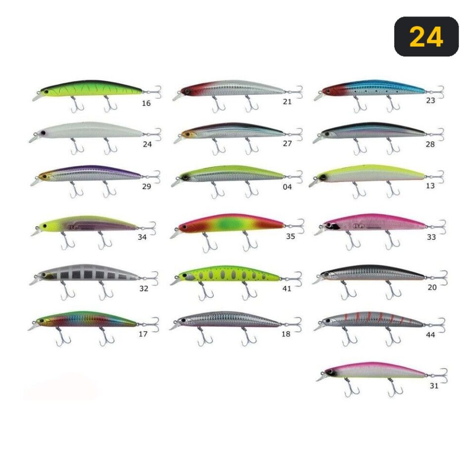 Kendo Seabass Minnow 12.5cm 21g Floating Suni Yem 24