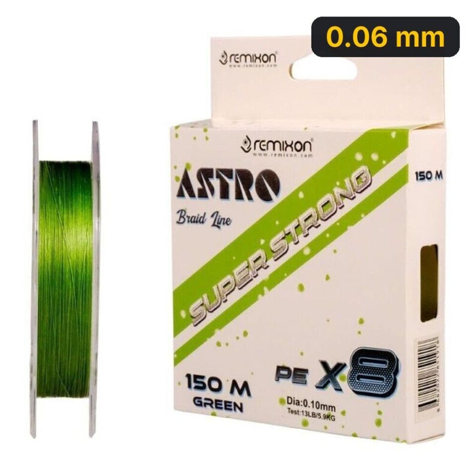 Remixon Astro 8X 150m Green İp Misina 0.06 mm