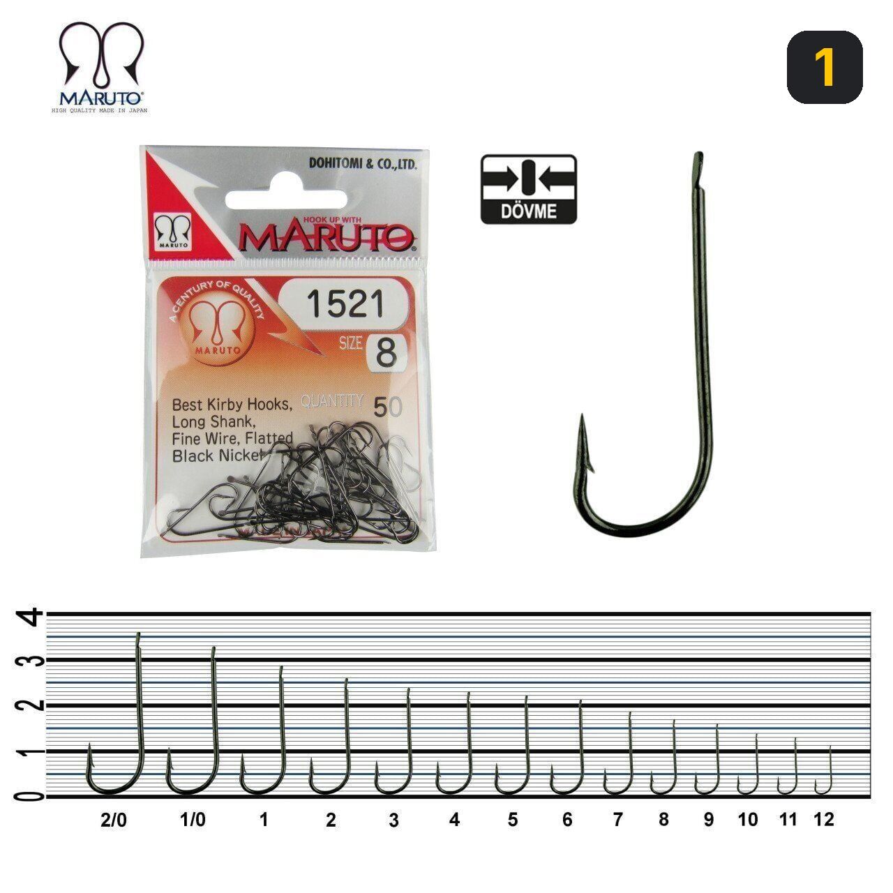 Maruto 1521 Bn Olta İğnesi 1