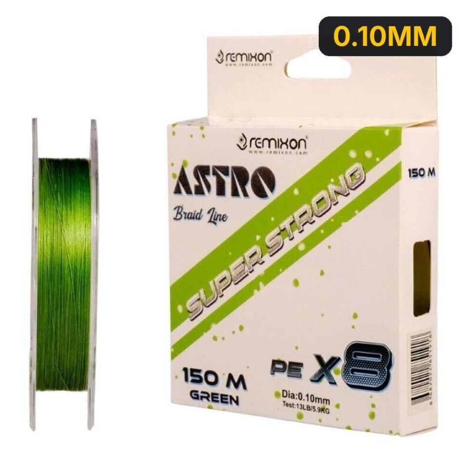 Remixon Astro 8X 150m Green İp Misina 0.10MM