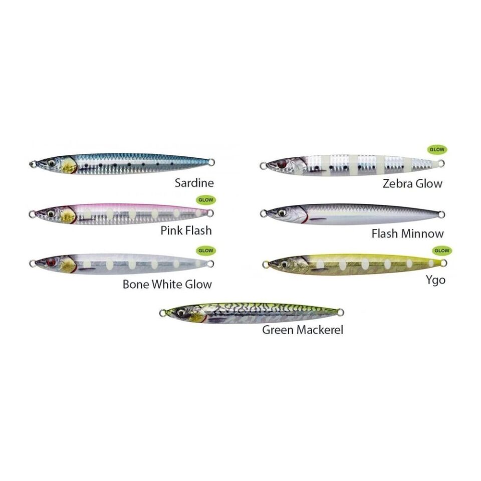 Savage gear 3D Slim Jig Minnow 60 gr 12,5 cm Metal Yem Green Mackerel