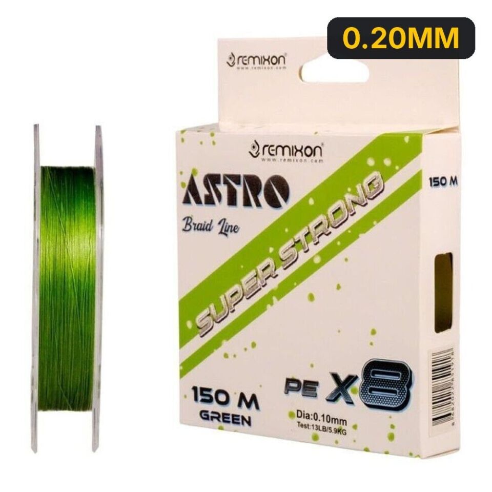 Remixon Astro 8X 150m Green İp Misina 0.20MM