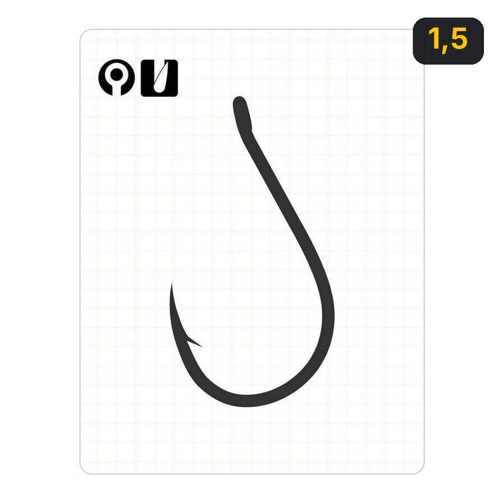 Fudo 1101 Chinu Black Nikel İğne 1,5