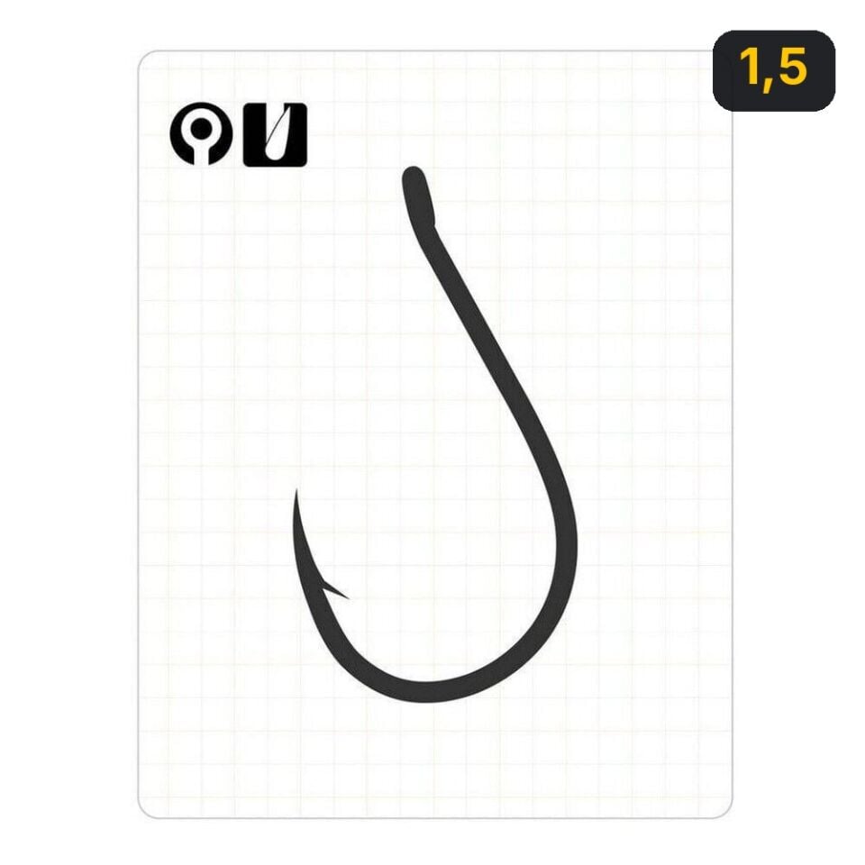 Fudo 1101 Chinu Black Nikel İğne 1,5