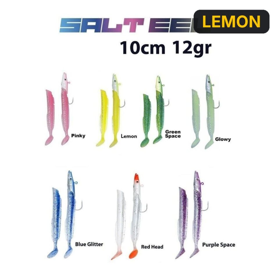 Fujin Salt Eel 10cm 12gr x2 Silikon Yem LEMON