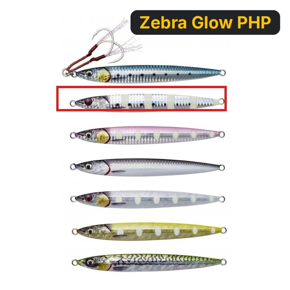 Savage Gear 3D Slim Jig Minnow 18 cm 180 gr Metal Yem Zebra Glow PHP