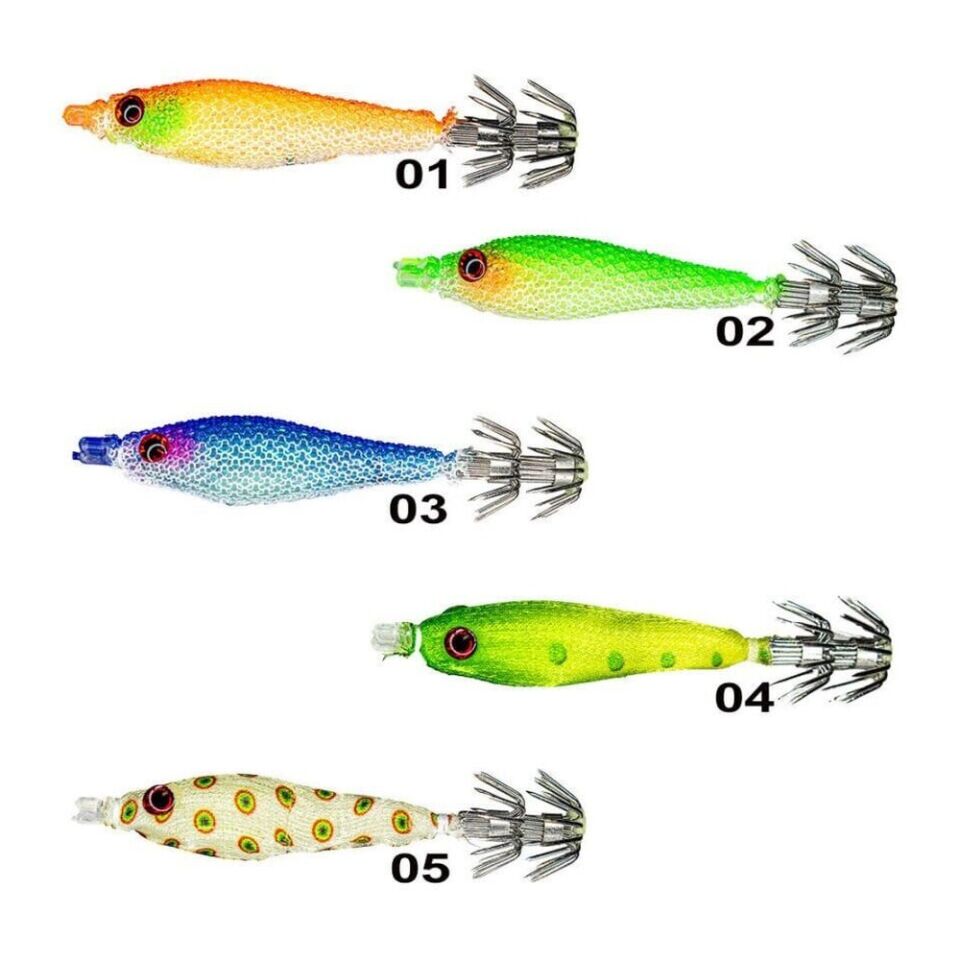 Ryuji Soft Squid 7cm Silikon Kalamar Zokası 08