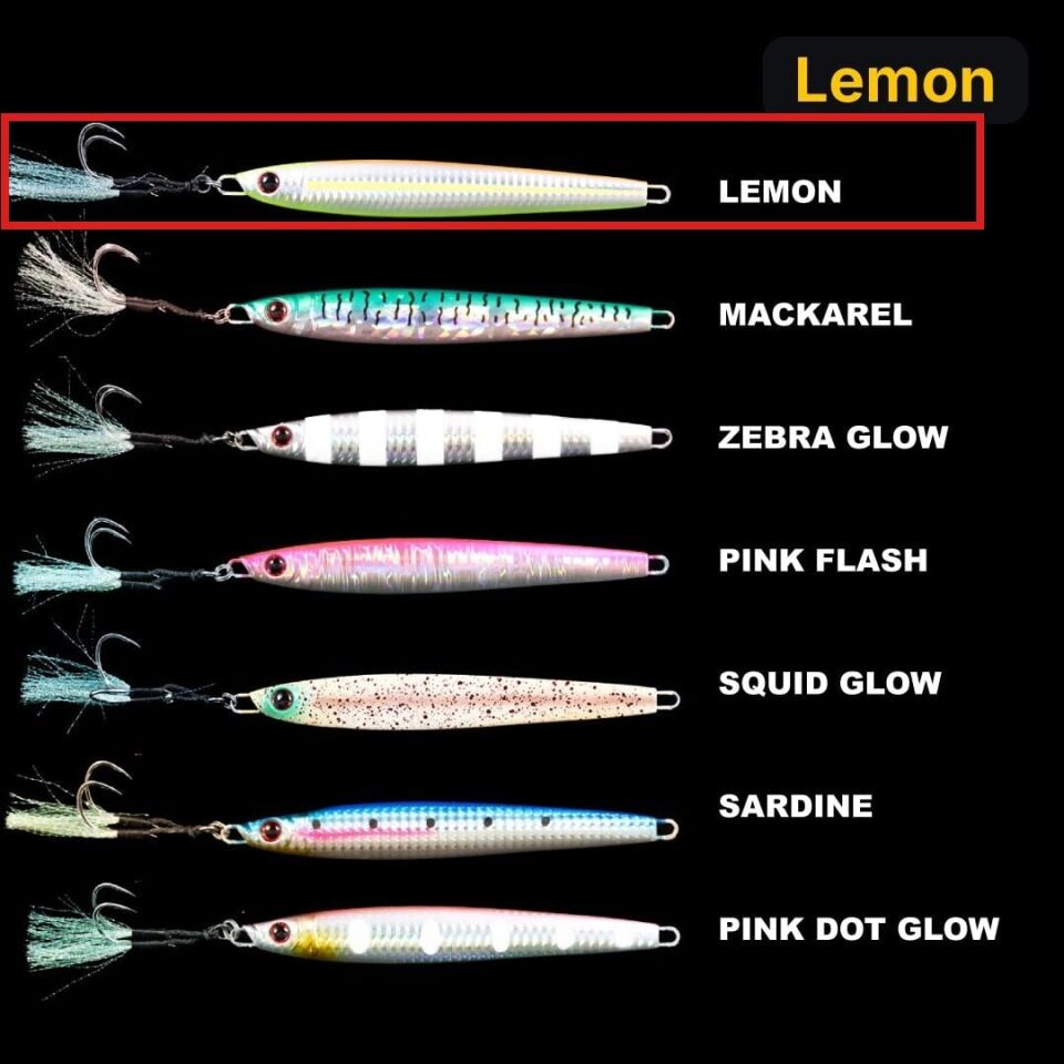 Ryuji Salty Jig 120gr Metal Yem Lemon