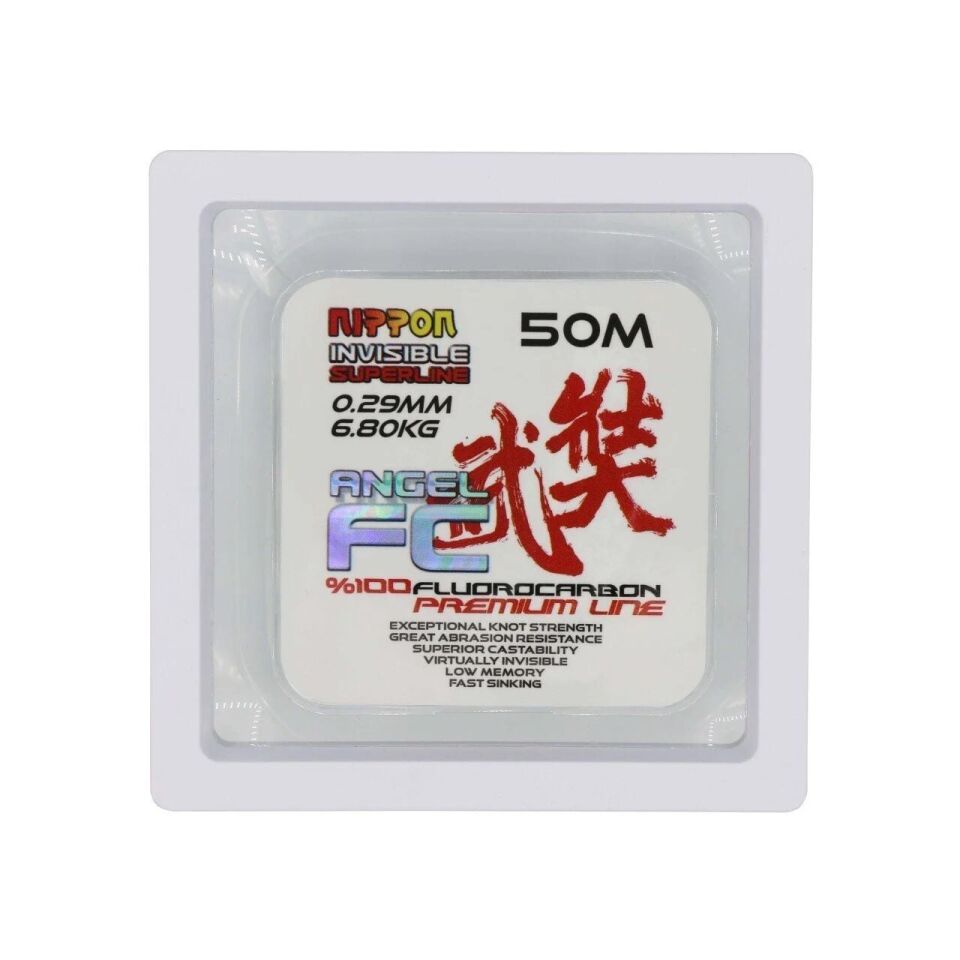 Nippon Angel FluoroCarbon Misina 50 mt 0.25MM