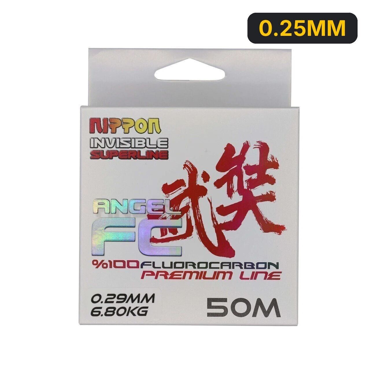 Nippon Angel FluoroCarbon Misina 50 mt 0.25MM