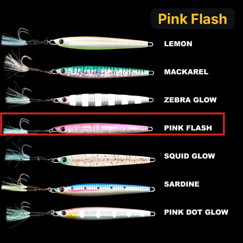 Ryuji Salty Jig 120gr Metal Yem Pink Flash