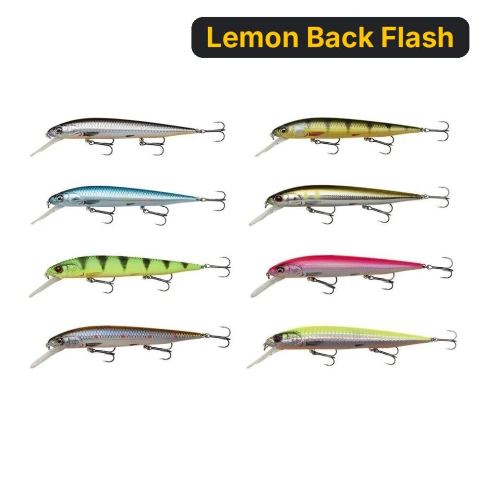 Savage Gear 3D Smelt Twitch N Roll MR 14 cm 20 gr Lemon Back Flash