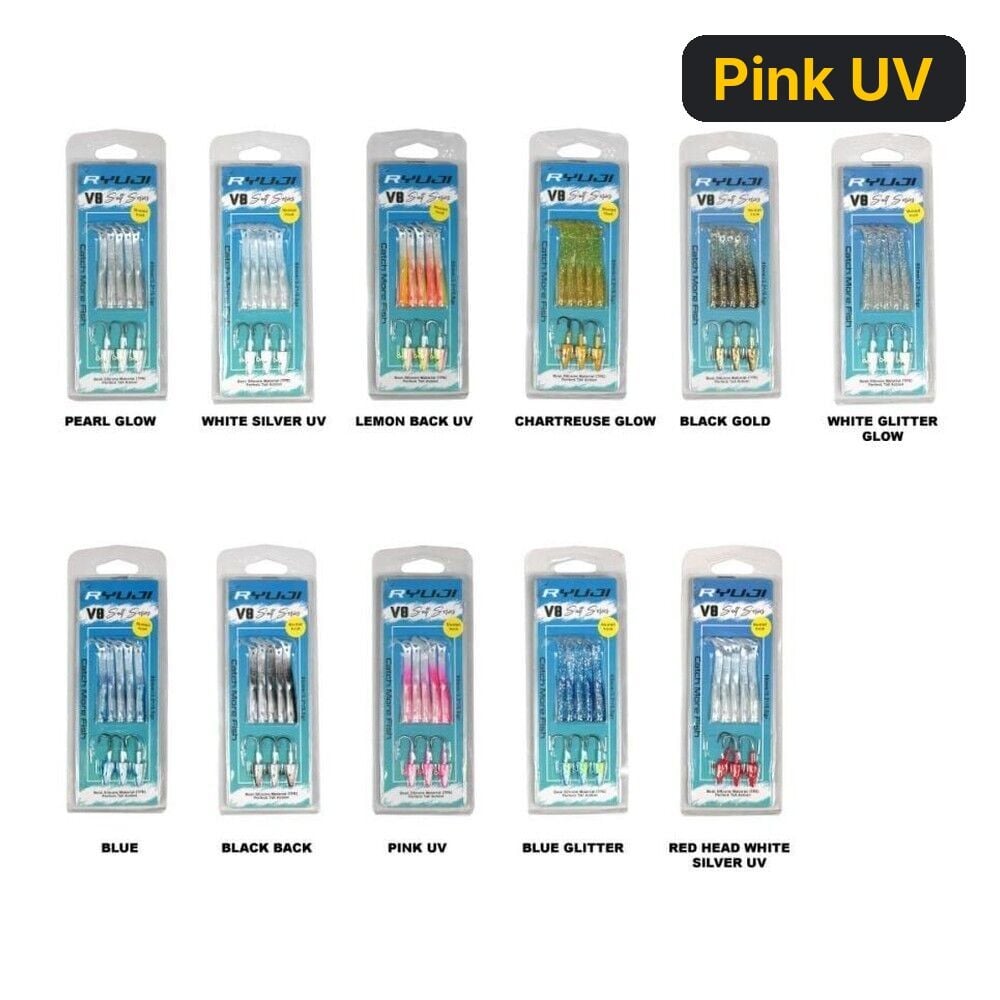 Ryuji V8 8cm 5.5gr Silikon Yem Pink UV