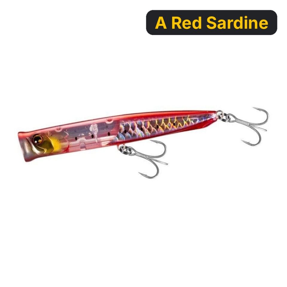 Shimano Exsence Beam Popper 13 Cm 29 Gr Su Üstü Popper Maket Yem A Red Sardine