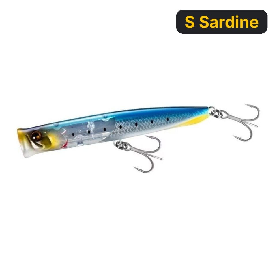 Shimano Exsence Beam Popper 13 Cm 29 Gr Su Üstü Popper Maket Yem S Sardine