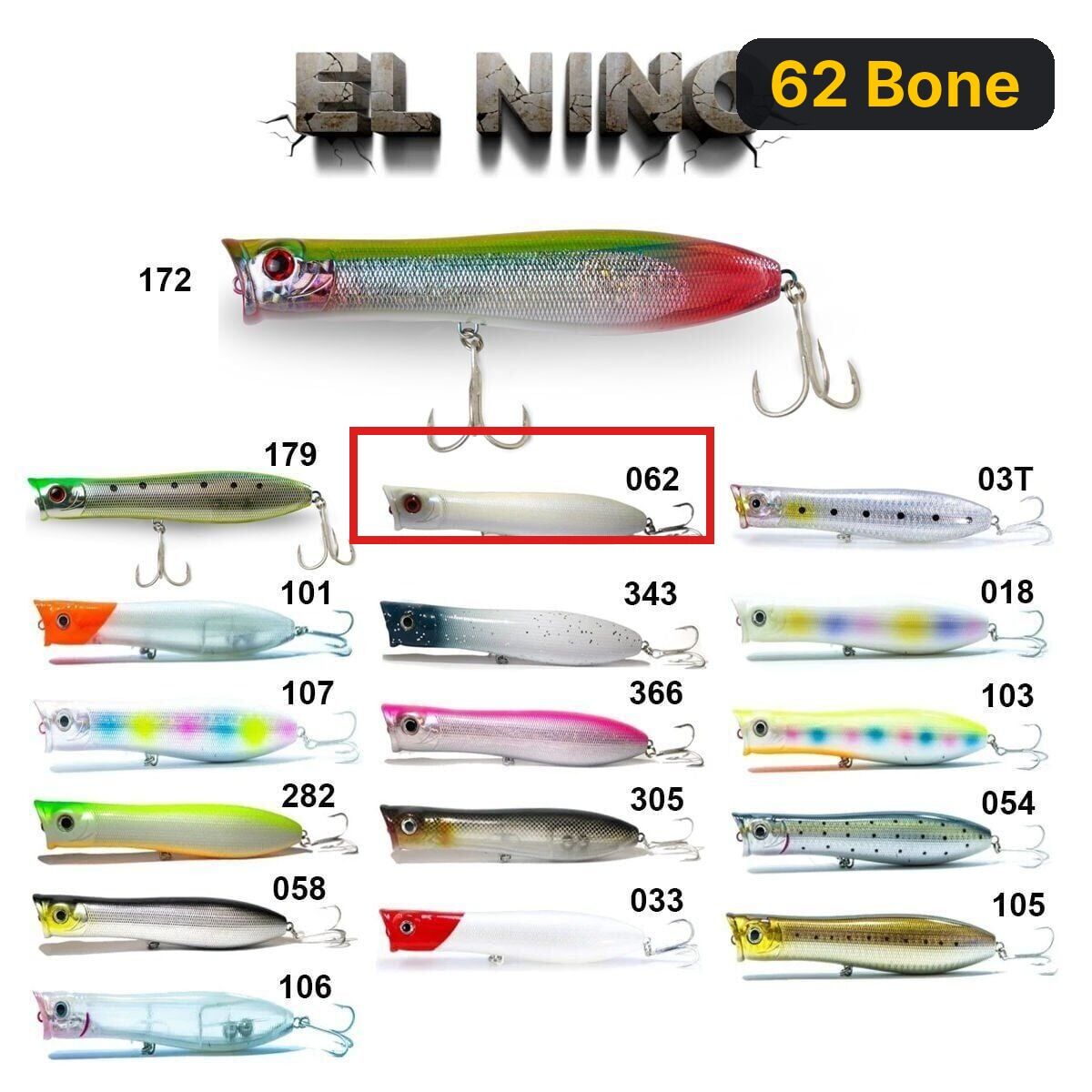 Fujin Elnino 13cm 31.5gr Maket Balık 62 Bone