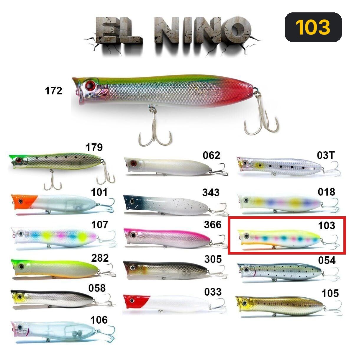 Fujin Elnino 13cm 31.5gr Maket Balık 103