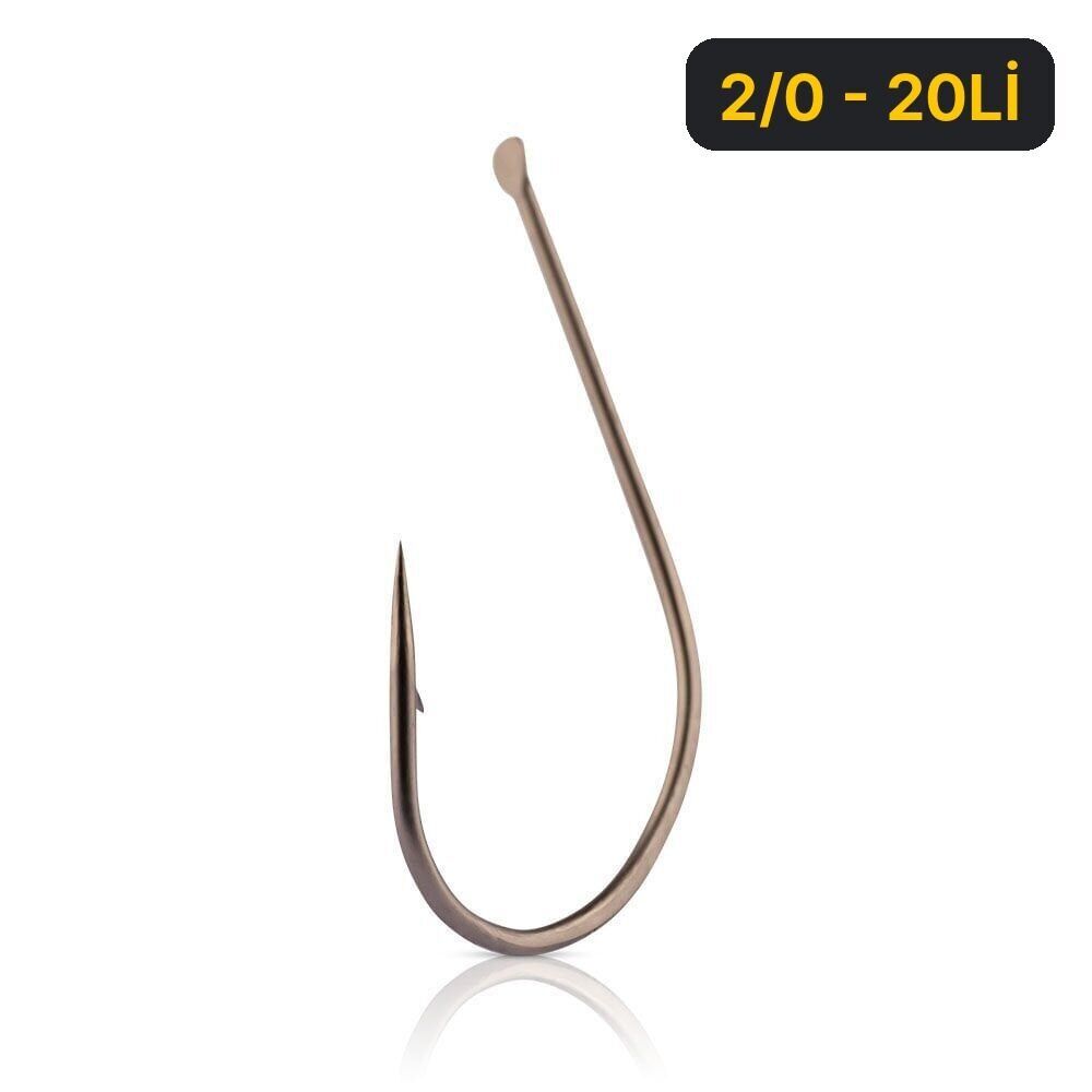 Mustad Alpha Point Allround 496AP Olta İğnesi NO:2/0 - 20Lİ