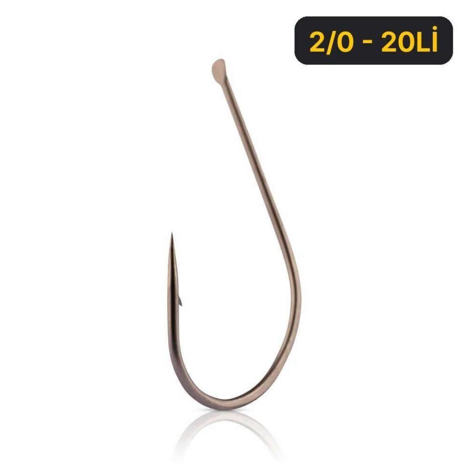 Mustad Alpha Point Allround 496AP Olta İğnesi NO:2/0 - 20Lİ