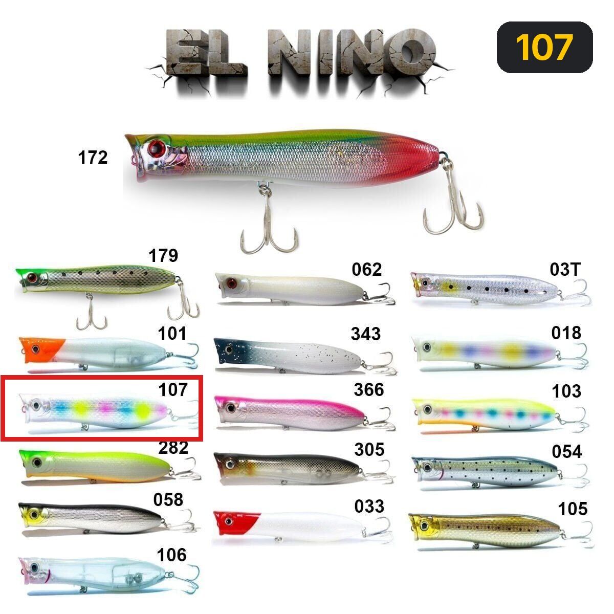 Fujin Elnino 13cm 31.5gr Maket Balık 107