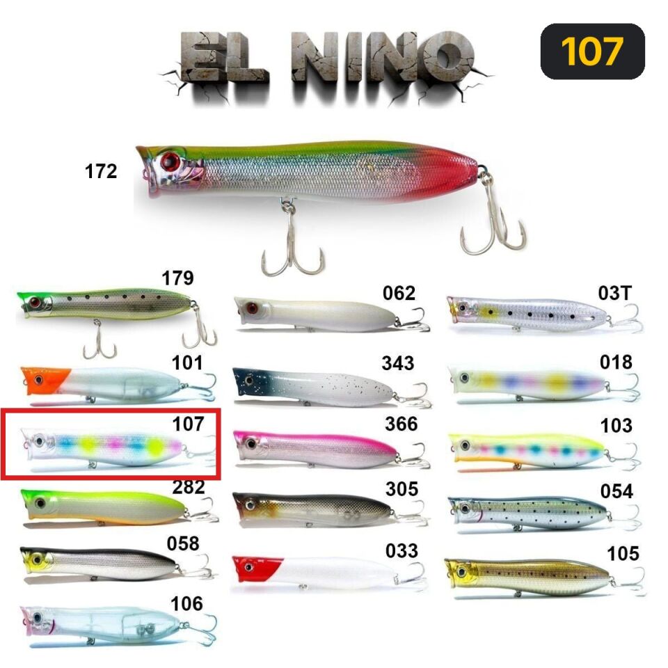 Fujin Elnino 13cm 31.5gr Maket Balık 107