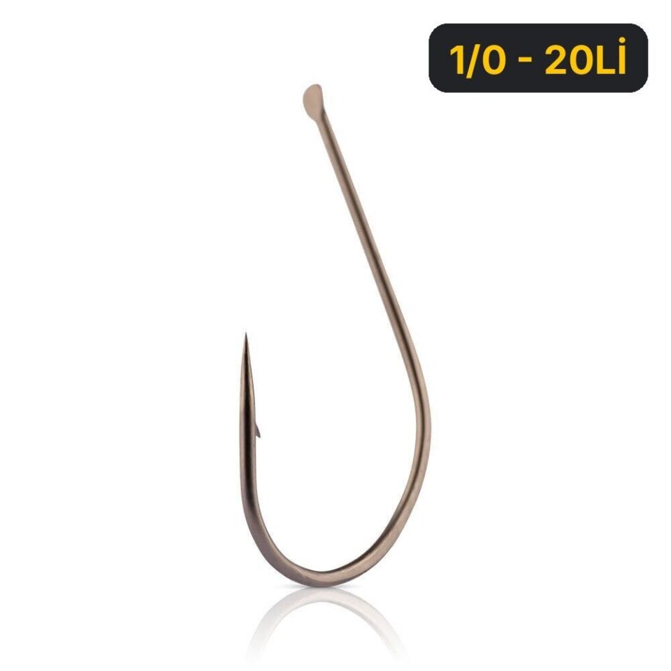 Mustad Alpha Point Allround 496AP Olta İğnesi NO:1/0 - 20Lİ