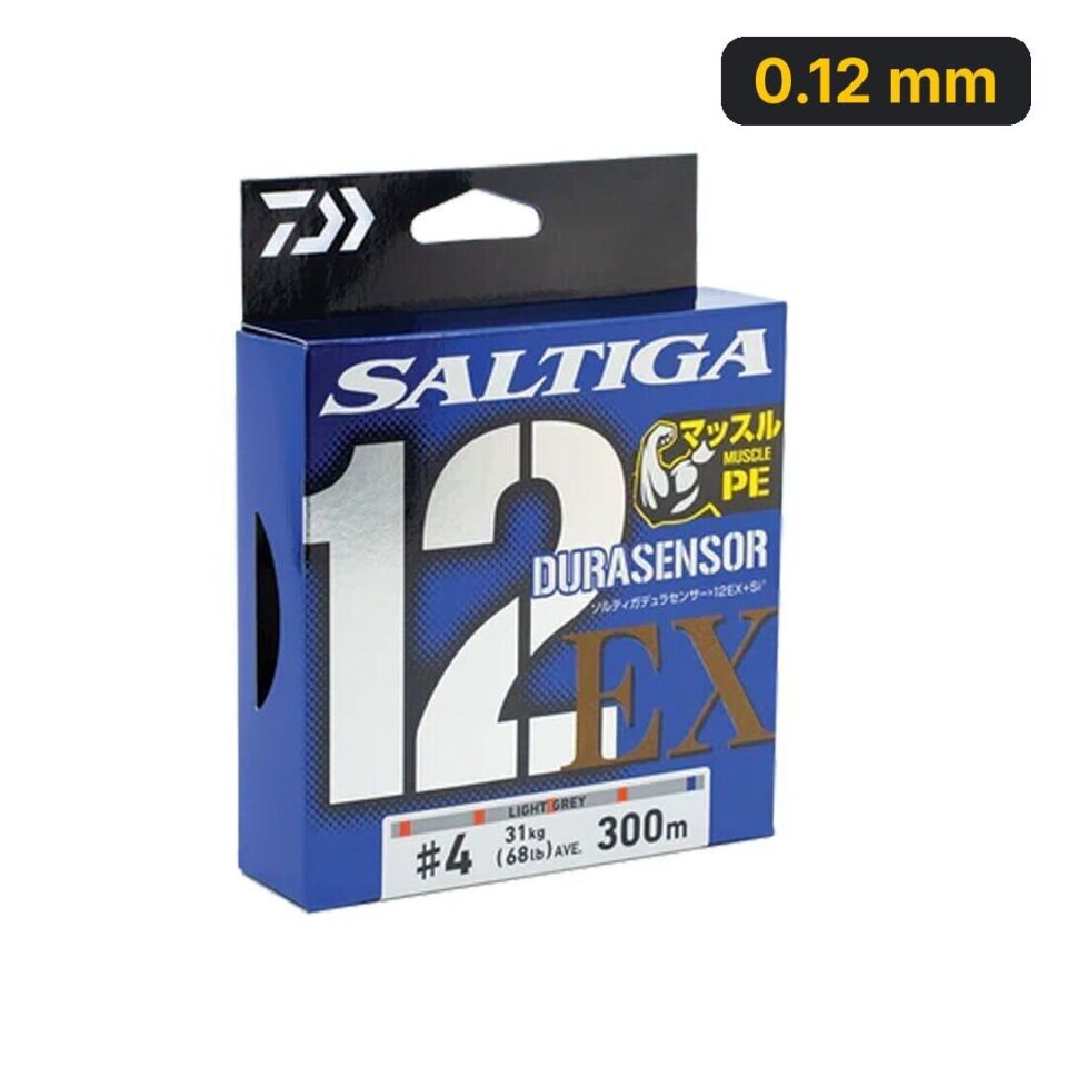 Daiwa Saltiga Dura 12 Braid 300m Multicolor İp Misina 0.12 mm