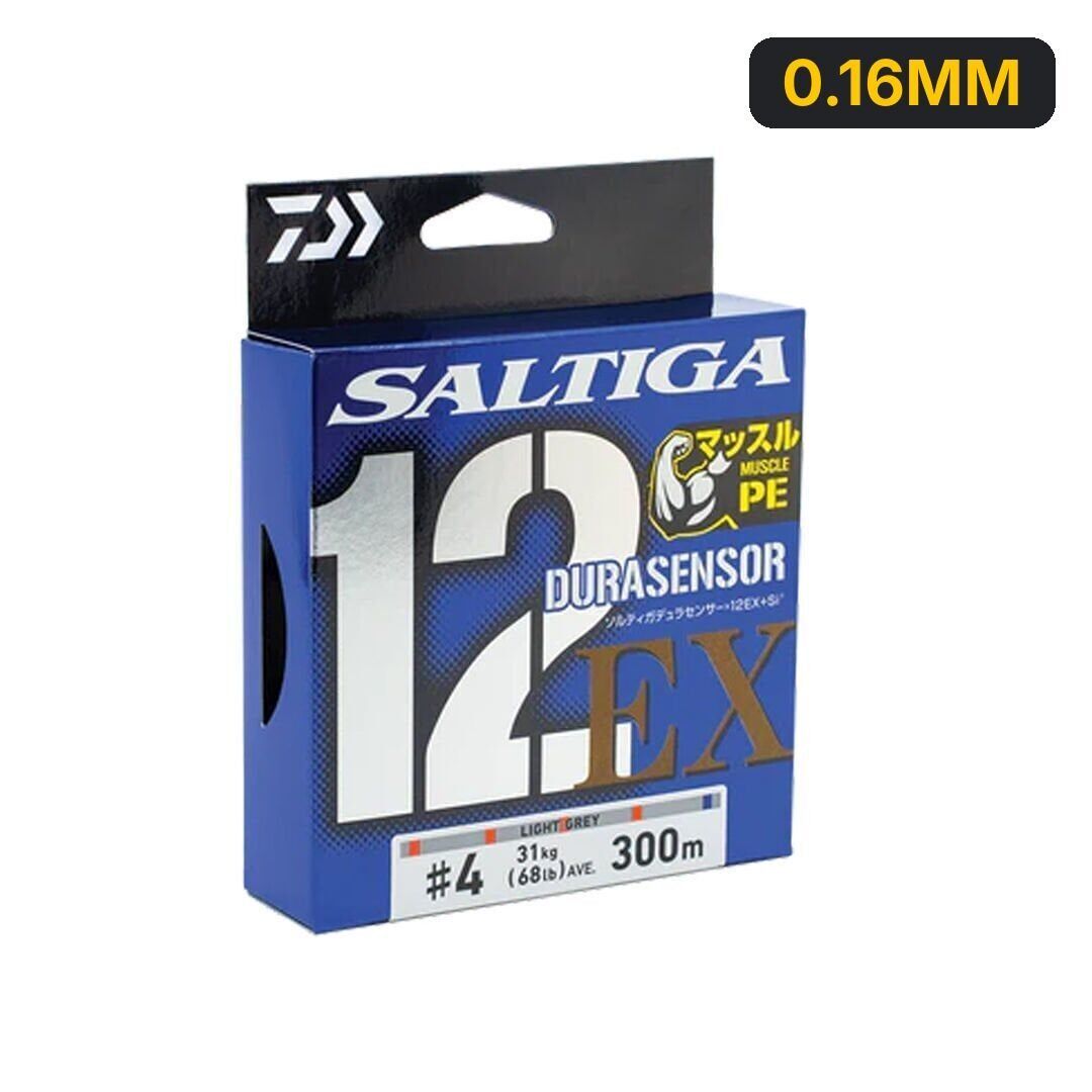 Daiwa Saltiga Dura 12 Braid 300m Multicolor İp Misina 0.16MM