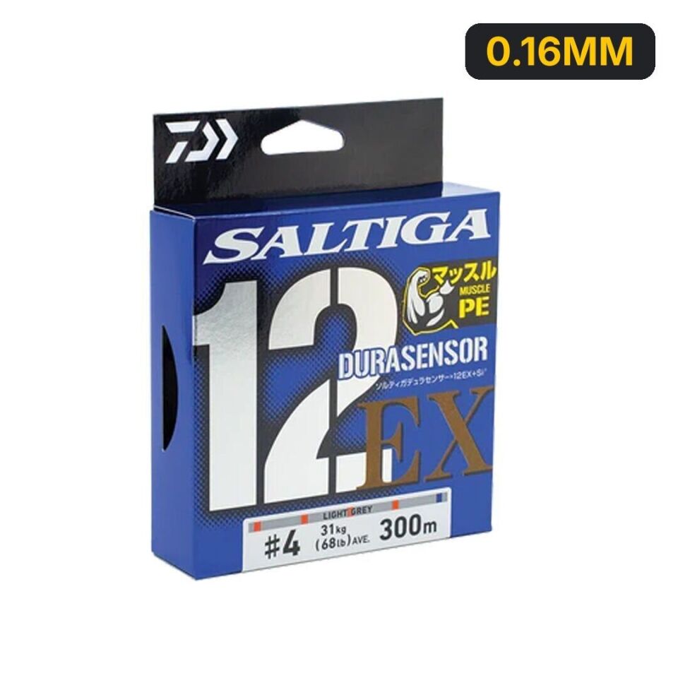 Daiwa Saltiga Dura 12 Braid 300m Multicolor İp Misina 0.16MM