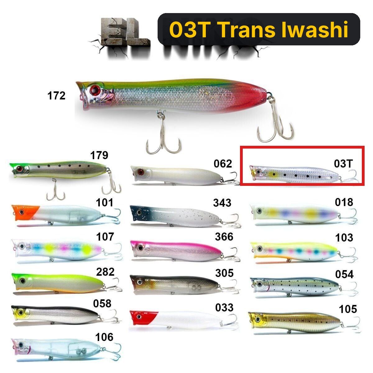 Fujin Elnino 13cm 31.5gr Maket Balık 03T Trans Iwashi