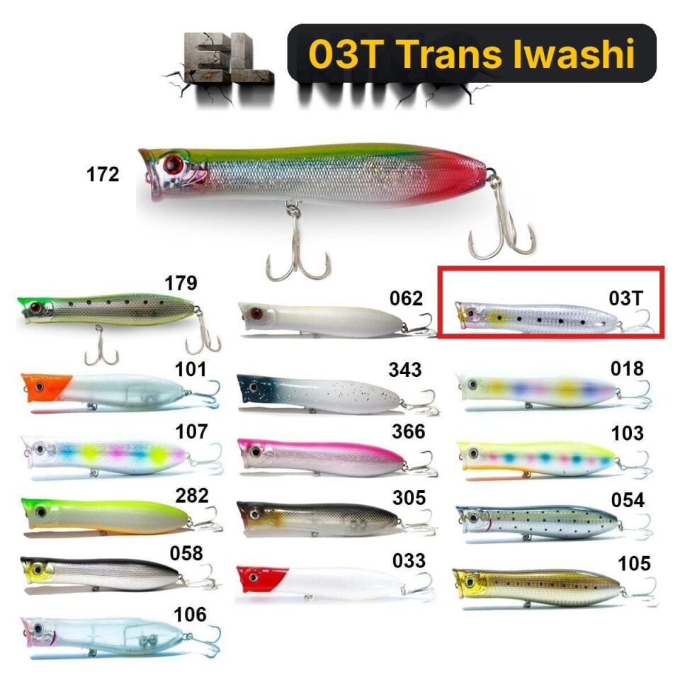 Fujin Elnino 13cm 31.5gr Maket Balık 03T Trans Iwashi
