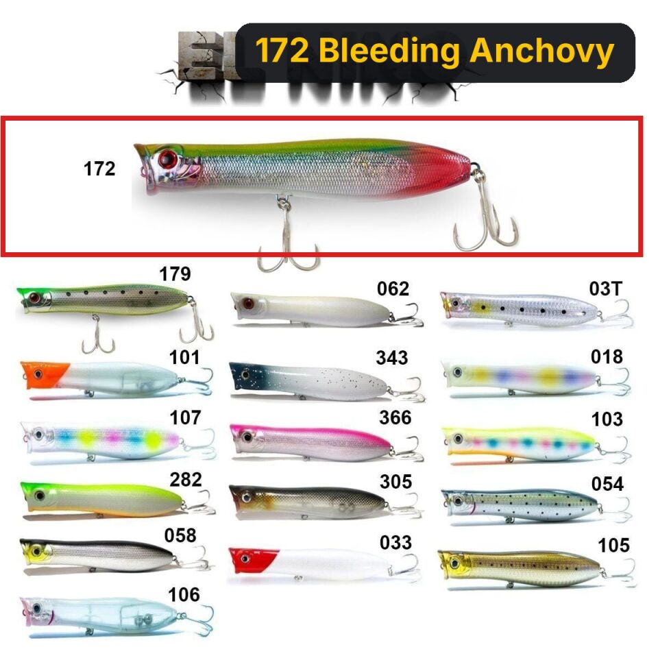 Fujin Elnino 13cm 31.5gr Maket Balık 172 Bleeding Anchovy