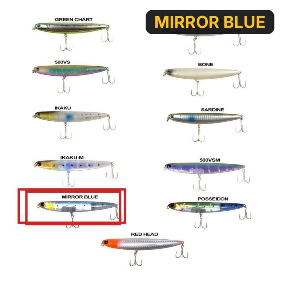 Ryuji Dog Walker 11cm 13gr Maket Yem MIRROR BLUE