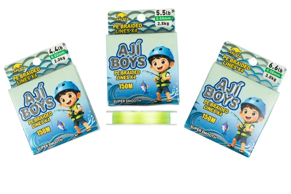 Caretta Aji Boys 4X 150 mt Light Green İp Misina