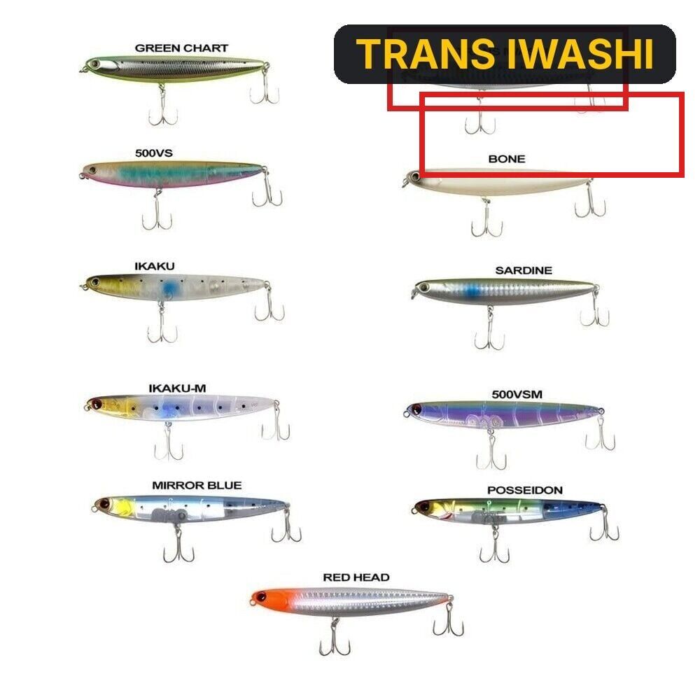 Ryuji Dog Walker 11cm 13gr Maket Yem TRANS IWASHI