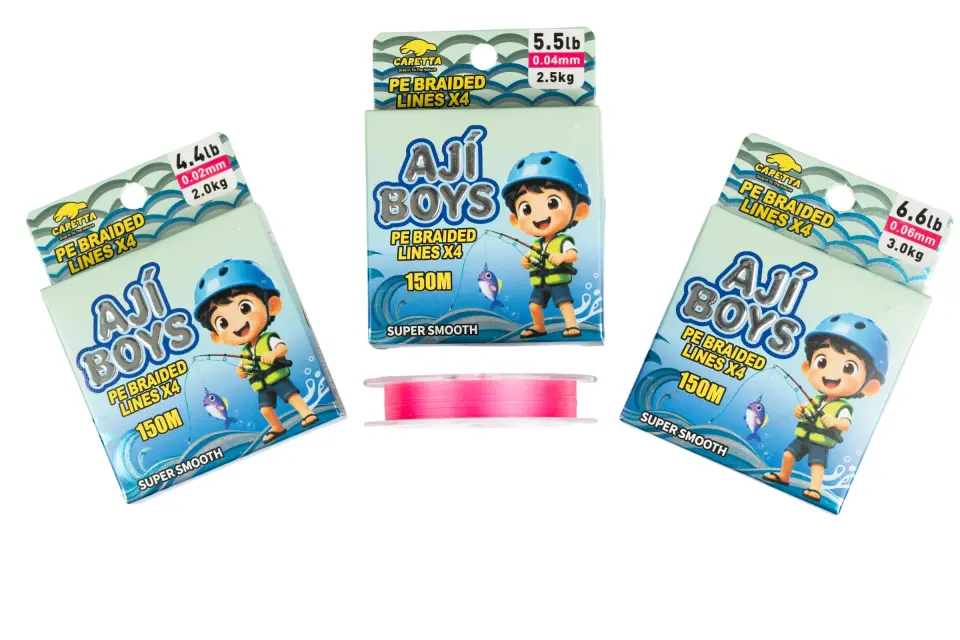 Caretta Aji Boys 4X 150 mt Pink İp Misina 0.06mm