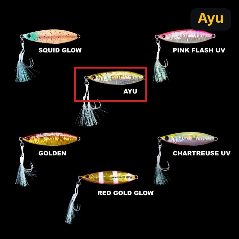 Ryuji Slowin Jig 100 gr Metal Yem Ayu