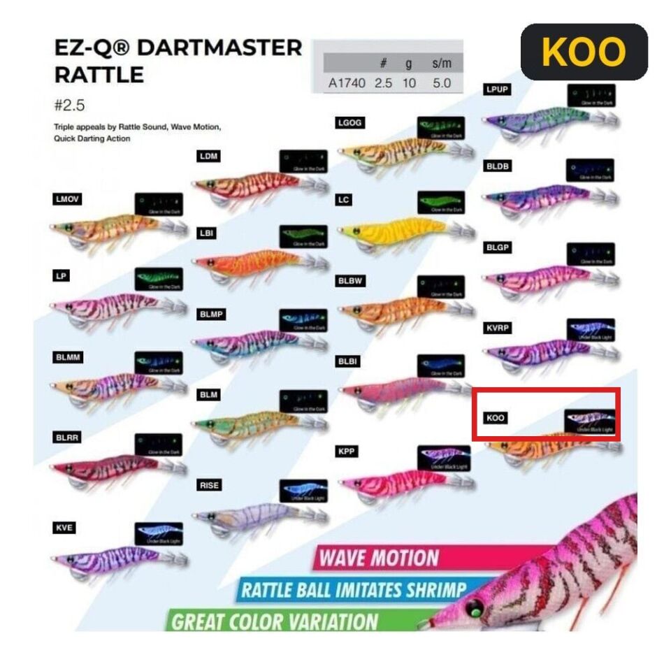 Duel A1747 Ez-Q Dartmaster Rattle 3.5 19 gr Kalamar Zokası KOO
