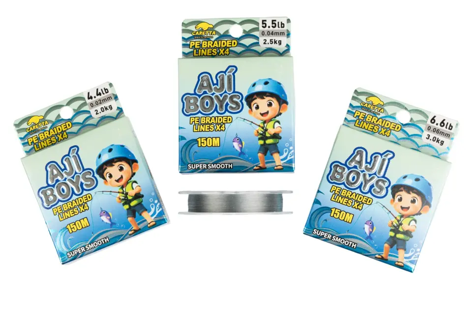 Caretta Aji Boys 4X 150 mt Gray İp Misina