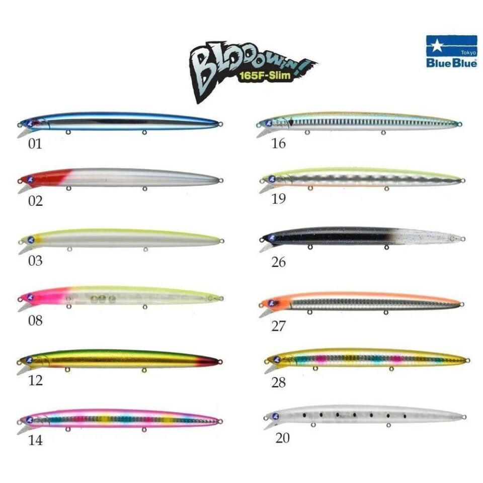 BlueBlue Blooowin! 165F 24G Slim Maket Balık